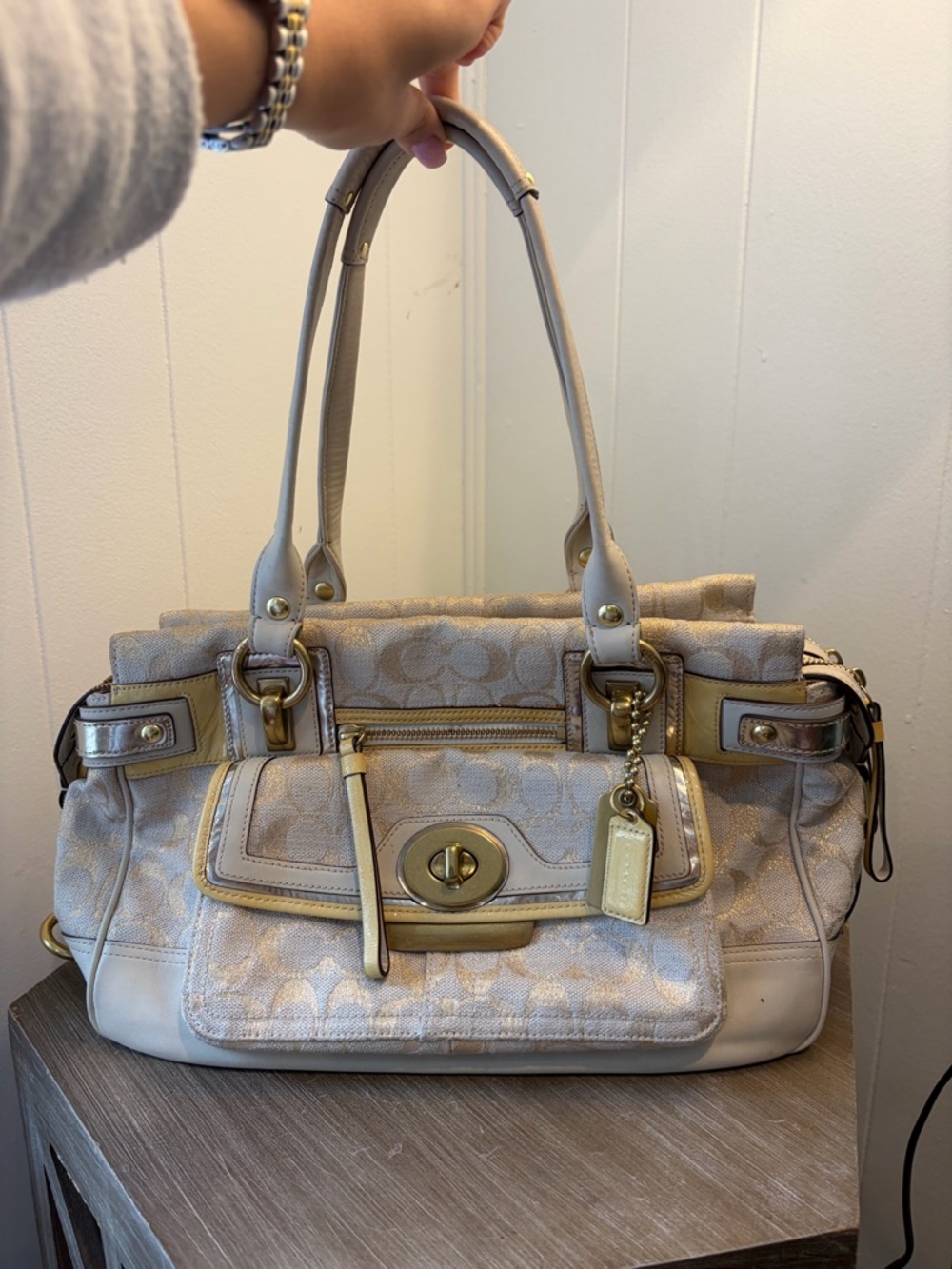Coach Penelope Satchel Turn Lock Y2K